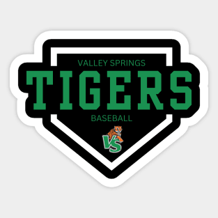 Valley Springs Baseball Green Sticker